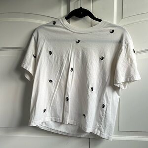 Madewell yin&yang loose tee size small